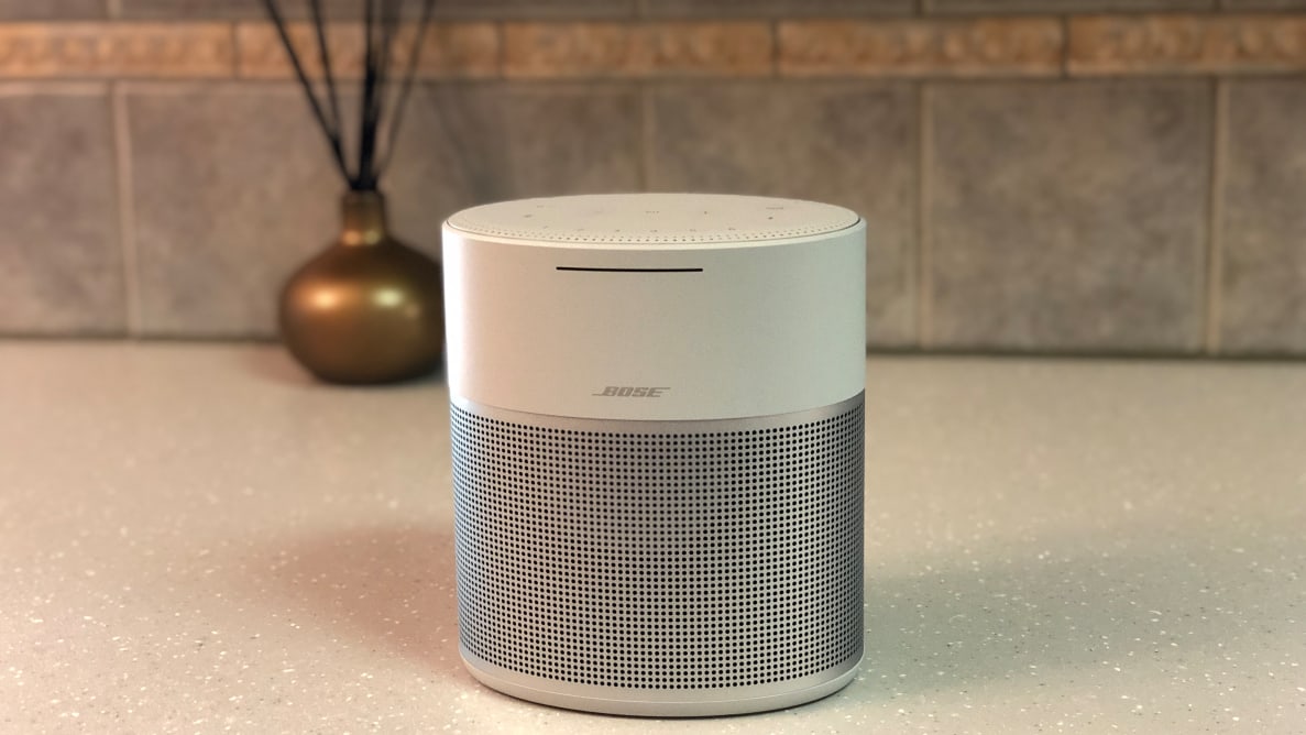 Bose Home Speaker 300 against black background