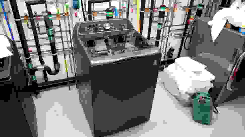 One of the best top-load washers that we've tested is a GE Profile