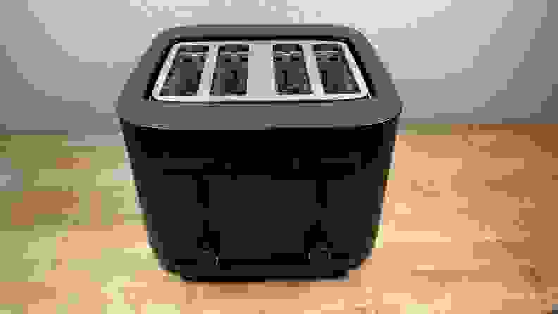 Zwilling 4-slice toaster shot from its side, displaying all four slots