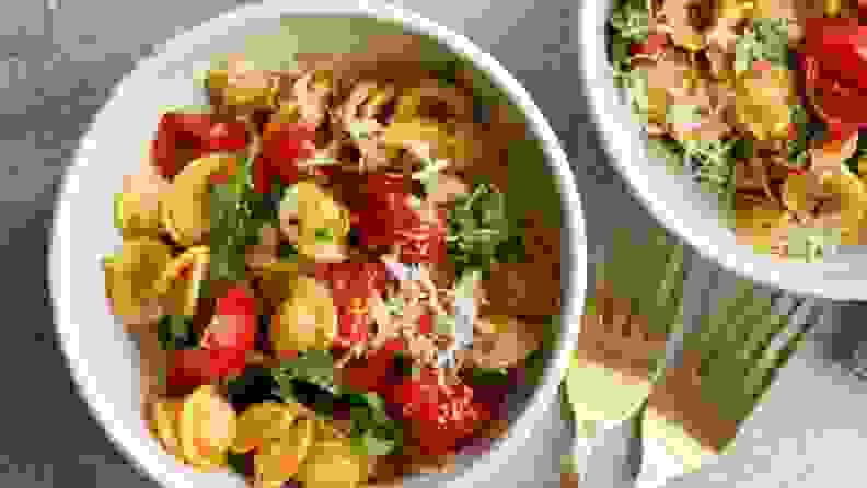 Orecchiette With Cherry Tomatoes and Arugula