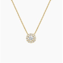 Product image of Brilliant Earth Diamond Halo Pendant